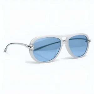 BV1418S Crystal / Blue Knot Aviator Sunglasses