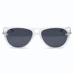 BV1418S Crystal / Grey Knot Aviator Sunglasses
