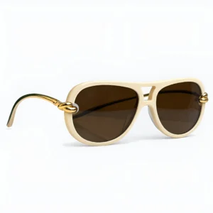 BV1418S Ivory Knot Sunglasses