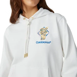 Casablanca Diamond Column Hooded Sweatshirt