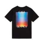 Casablanca Gradient Casa Logo Short Sleeve T‑Shirt