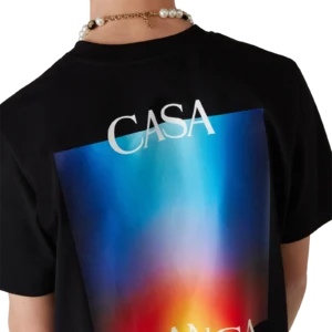 Casablanca Gradient Casa Logo Short Sleeve T‑Shirt