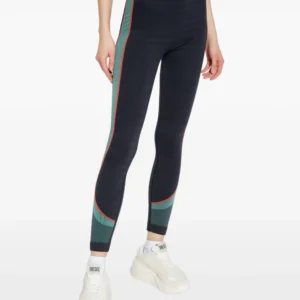Casablanca Graphic-Print Straight-Leg Silk Trousers