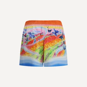 Casablanca Teacher Butterfly Landscape Shorts