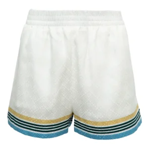 Casablanca striped-trim shorts
