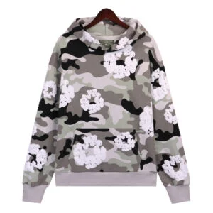 Denim Tears Cotton Wreath Hoodie Grey