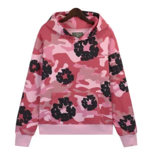 Denim Tears Cotton Wreath Hoodie Pink