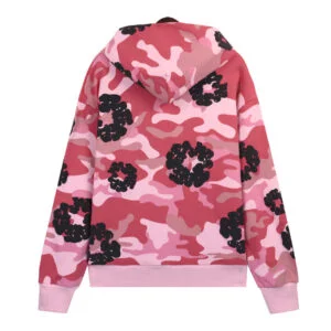 Denim Tears Cotton Wreath Hoodie Pink