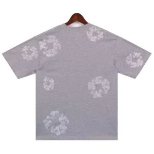 Denim Tears Grey Cotton Wreath T-Shirt White Print