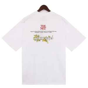 Denim Tears The Met Graphic T-Shirt White Artwork Print