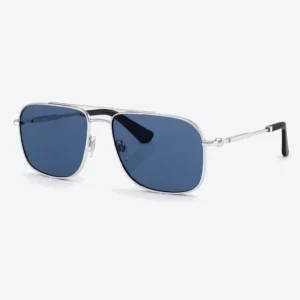 OBE 3158 Silver / Blue Square Sunglasses