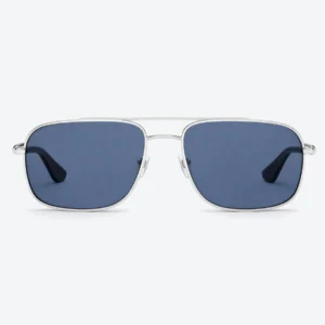 OBE 3158 Silver / Blue Square Sunglasses