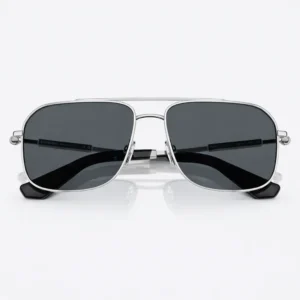 OBE 3158 Silver / Grey Square Sunglasses