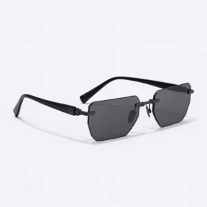 Pierre BPX-150C-53 Rimless Sunglasses Black