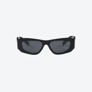 Black Eyewear Angular-Frame Sunglasses