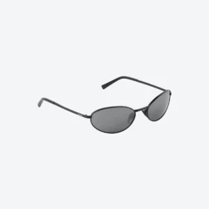 Black Eyewear Oval Sunglasses – Vintage-Inspired