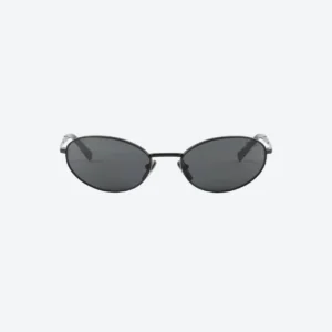 Black Eyewear Oval Sunglasses – Vintage-Inspired