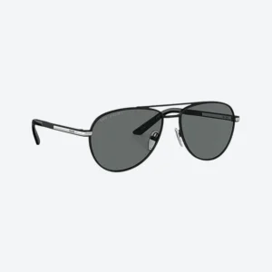 Black PR A54S Pilot-Frame Sunglasses