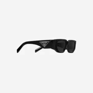Black Sunglasses with Signature Triangle Logo