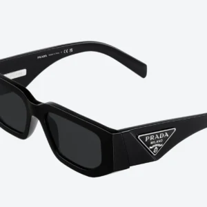Black Sunglasses with Signature Triangle Logo