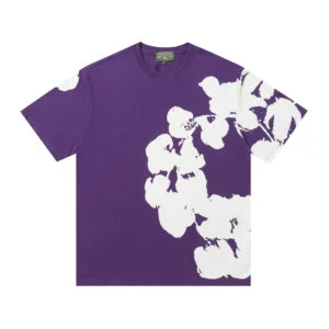 Denim Tears Cotton Wreath T-Shirt Purple