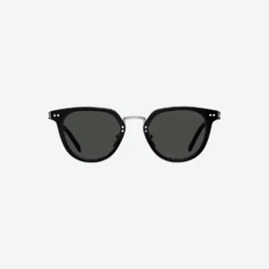 Chic Rounded Sunglasses - Black Lenses