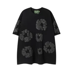 Denim Tears Cotton Wreath T-Shirt Black