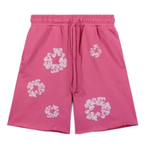 Denim Tears Cotton Wreath Shorts Pink