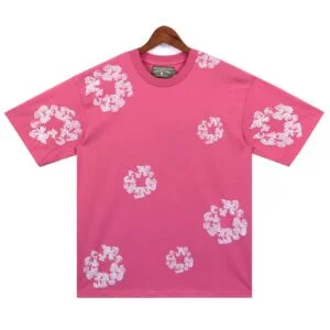 Denim Tears Cotton Wreath T-Shirt Pink
