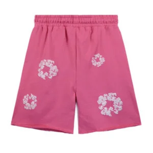 Denim Tears Cotton Wreath Shorts Pink