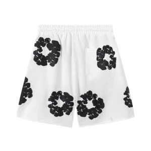 Denim Tears Cotton Wreath Shorts White