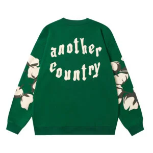 Denim Tears Cotton Wreath Crewneck Sweatshirt Green Field