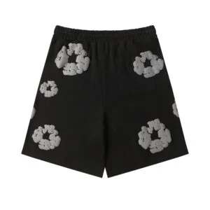 Denim Tears Cotton Wreath Sweatshorts Black