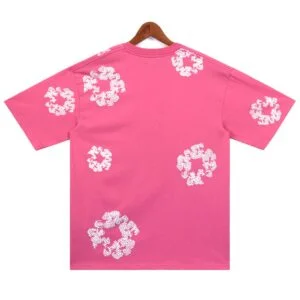 Denim Tears Cotton Wreath T-Shirt Pink