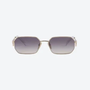 Gold Triangle Logo Sunglasses – Gradient Lenses