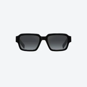 Hexagonal Sunglasses - Black Frame