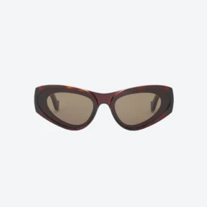 Front Lenses Cat-Eye Sunglasses Havana