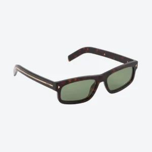 Sunglasses – Distinctive Shape with Green Lenses