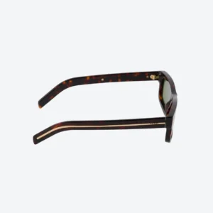 Sunglasses – Distinctive Shape with Green Lenses