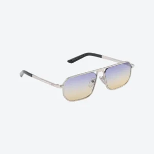 Sunglasses with Iconic Metal Plaque –  Iris Shaded Sun Lenses