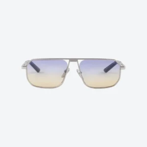 Sunglasses with Iconic Metal Plaque –  Iris Shaded Sun Lenses
