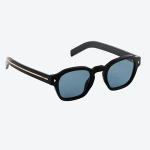 Sunglasses with the iconic metal plaque - Black