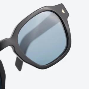 Sunglasses with the iconic metal plaque - Black