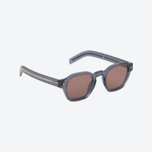 Sunglasses with the iconic metal plaque - Blue