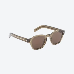 Sunglasses with the iconic metal plaque - Brown