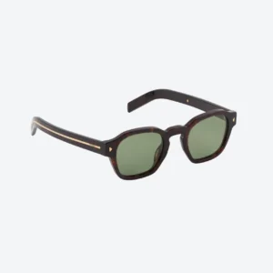 Sunglasses with the iconic metal plaque - Dark Brown