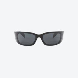 Symbole Sunglasses – Black Wraparound Frame