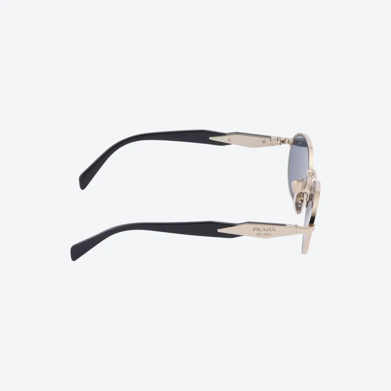 Vintage-Inspired Oval Sunglasses – Gold Frame