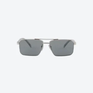 Silver Sunglasses - White Lenses