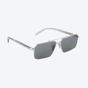 Silver Sunglasses - White Lenses
